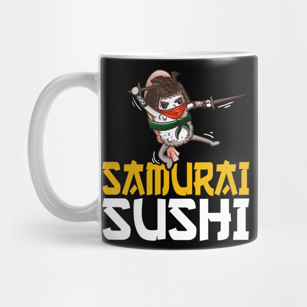 Samurai Sushi - Funny Sushi Chef Cook Gift by Shirtbubble